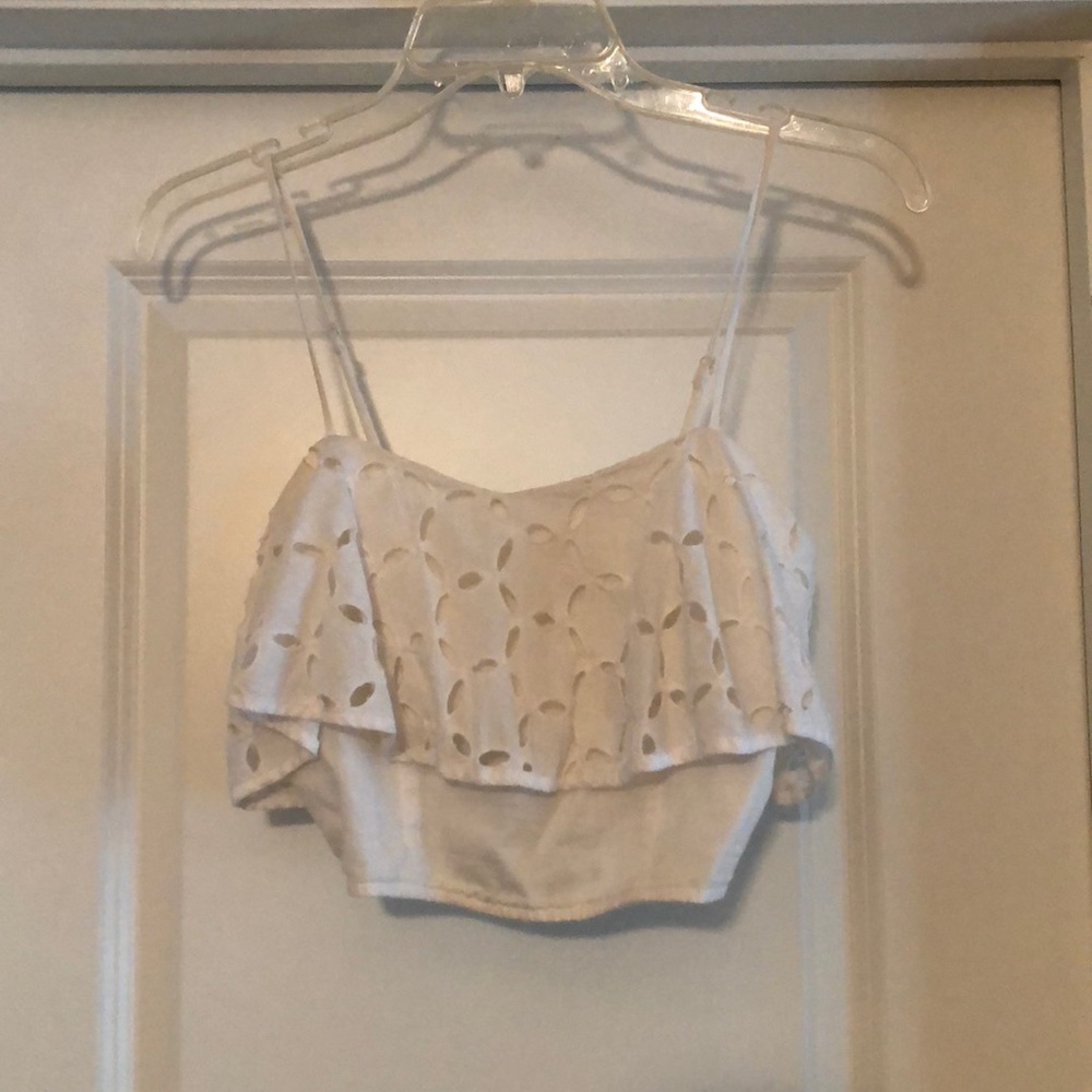 Victoria + Sophia Crop Top sz S